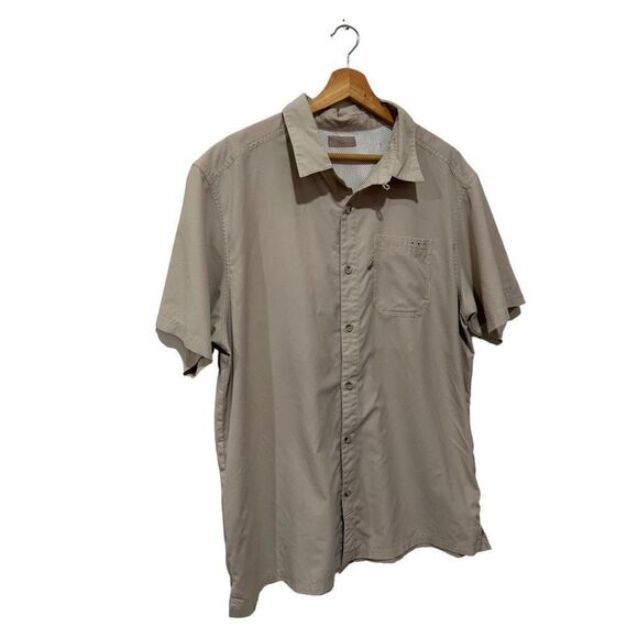 Columbia Omni-Shade UV Protection Tan Sand Performance Fishing Gear XL - Picture 5 of 14